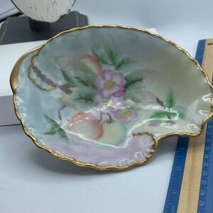 Vintage Japan candy dish 2/19/58 artisan signed.